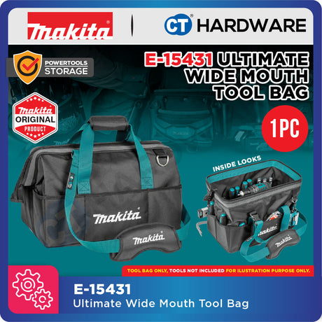 Makita E-15481 | E-15419 | E-15447 | E-15506 | E-15469 | E-15528 | E-15540 | E-15431 Backpack And Tool Bag