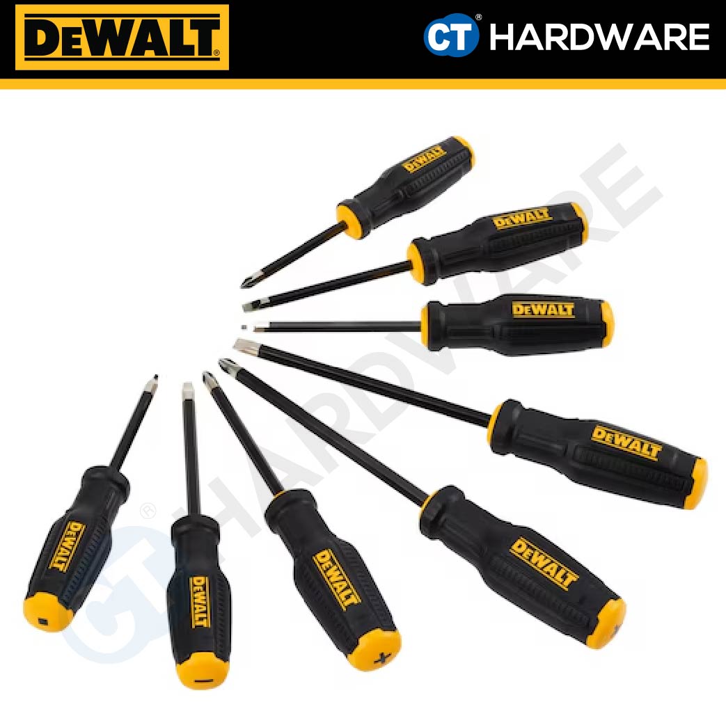 DEWALT DWHT65101 | DWHT65102 TOUGH SERIES MAXFIT SCREWDRIVER SET 4PCS / 8PCS - 1PACK