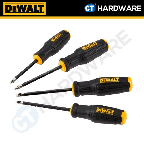 DEWALT DWHT65101 | DWHT65102 TOUGH SERIES MAXFIT SCREWDRIVER SET 4PCS / 8PCS - 1PACK