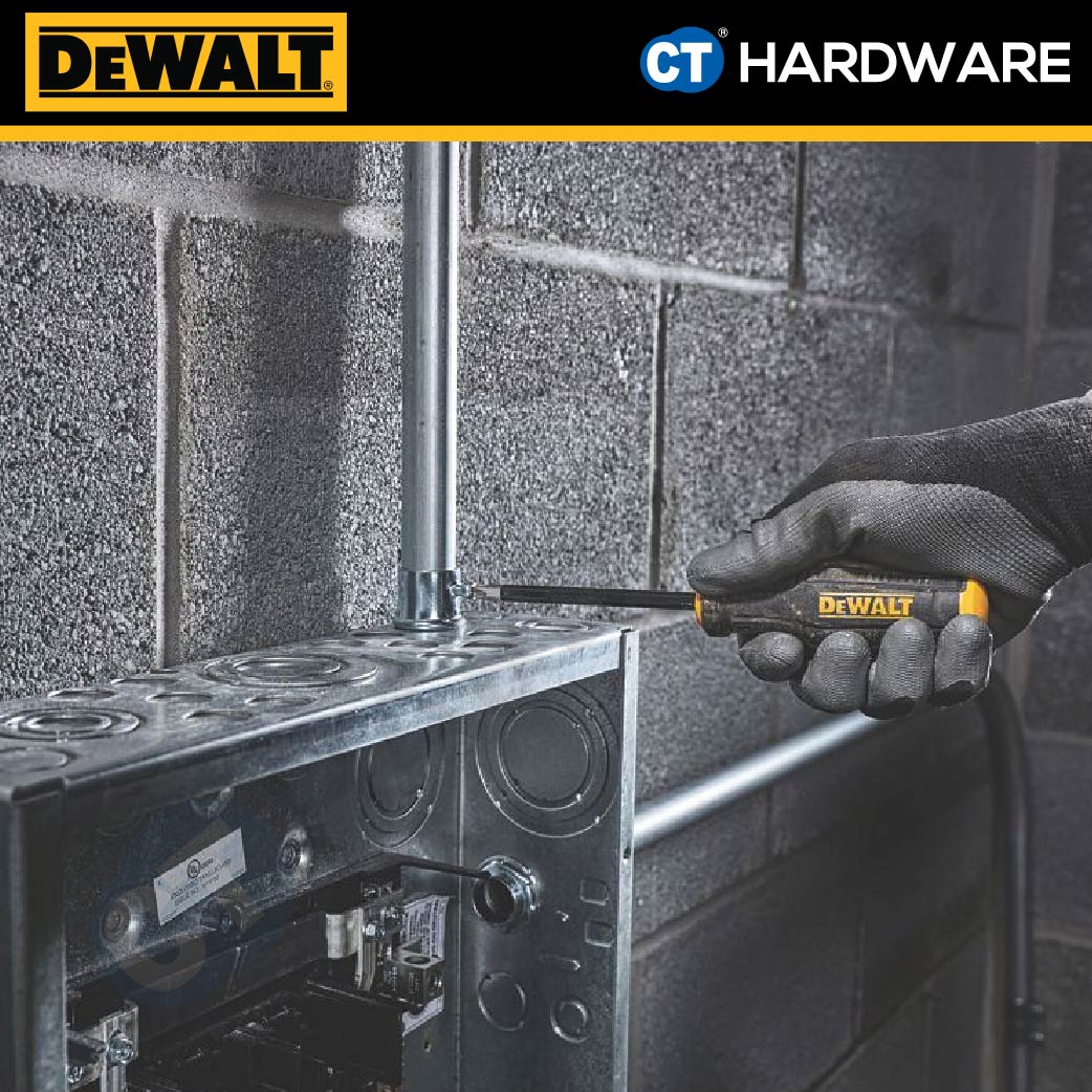 DEWALT DWHT65101 | DWHT65102 TOUGH SERIES MAXFIT SCREWDRIVER SET 4PCS / 8PCS - 1PACK
