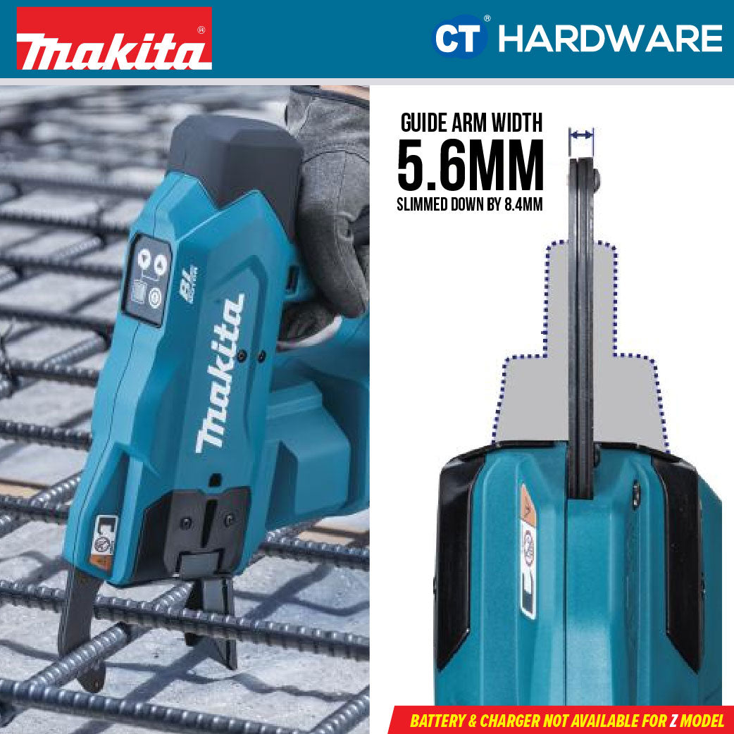 MAKITA TR001GZ CORDLESS REBAR TYING TOOL 40V | 16GA | 1.6MM WITHOUT BATTERY & CHARGER