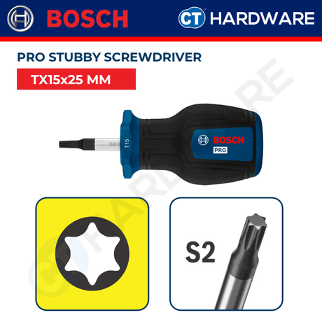 Bosch PRO Stubby Screwdriver Torx 25mm