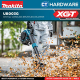 Makita UB003GZ 40V Cordless Blower Vacuum 2-in-1 Brushless Tool-Less Switch | Mesin Tiup & Sedut Daun [ Tool Only ]