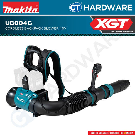 Makita UB004GZ Cordless Backpack Blower 40V Without Battery and Charger