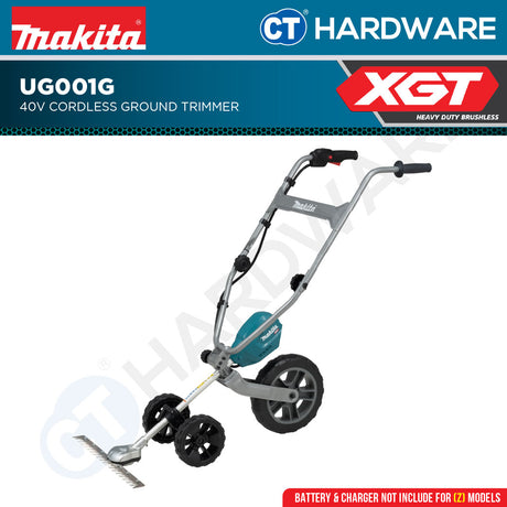 Makita UG001GZ Cordless Ground Trimmer 40v | 790W | 521 mm (20-1/2")