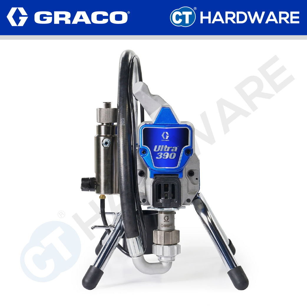 Graco ULTRA390 Corded Electric Airless Sprayer Stand 1HP Lightweight Sprayer Residential Jobs DIY