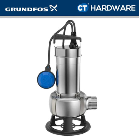 Grundfos UNILIFT AP35B5008A1 Stainless Steel Submersible Waste Water Pump with Float Switch 0.71kW