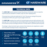 Grundfos UPA 15-160 In-Line Automatic Booster Pump for Home | Condominium | Apartment | Office | Old House (99331335)