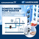 Grundfos UPA 15-160 In-Line Automatic Booster Pump for Home | Condominium | Apartment | Office | Old House (99331335)