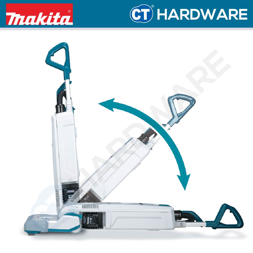 MAKITA VC010GZ CORDLESS UPRIGHT CLEANER 40V 110W 15KPA 1.8M3/MIN 5L DUST WITHOUT BATTERY CHARGER