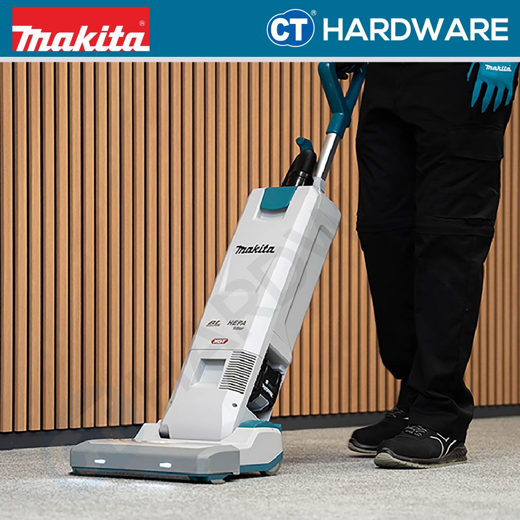 MAKITA VC010GZ CORDLESS UPRIGHT CLEANER 40V 110W 15KPA 1.8M3/MIN 5L DUST WITHOUT BATTERY CHARGER