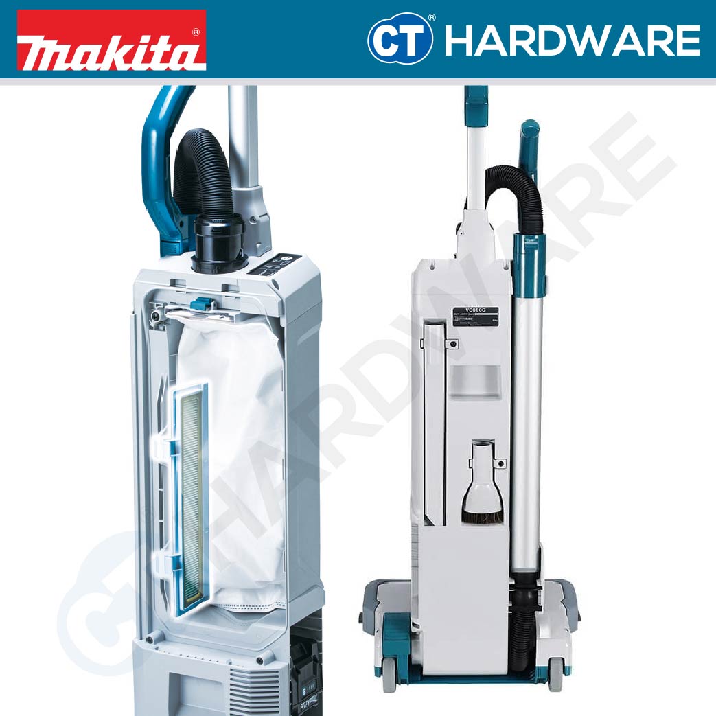 MAKITA VC010GZ CORDLESS UPRIGHT CLEANER 40V 110W 15KPA 1.8M3/MIN 5L DUST WITHOUT BATTERY CHARGER