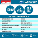 MAKITA VC2510L WET & DRY VACUUM CLEANER
