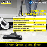 Karcher VC3 PLUS Multi-Cyclone Vacuum Cleaner 1100W 0.9l [VC3PLUS | 11980550]