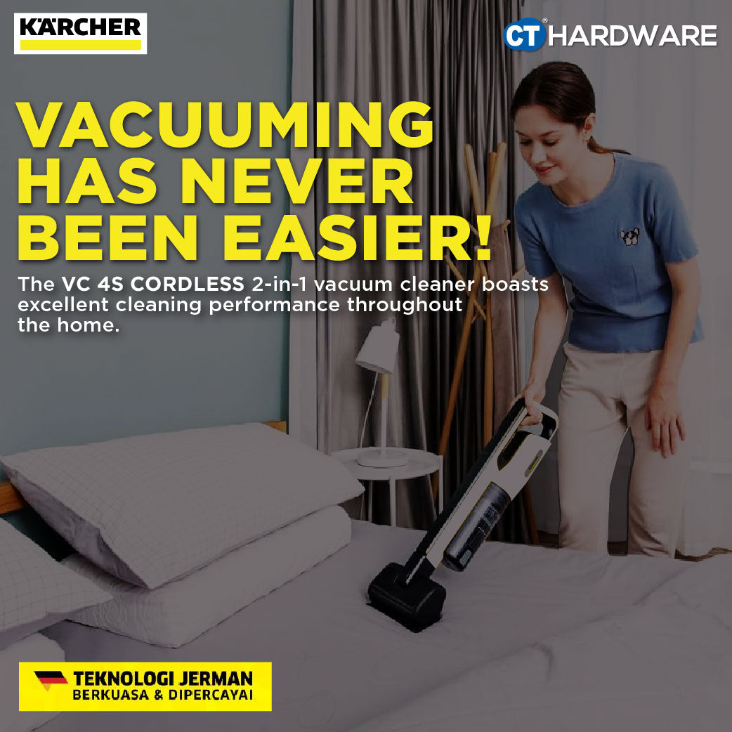 Karcher VC 4S CORDLESS Upright Vacuum Cleaner 18V 2.5Ah [VC4SCORDLESS | 11982910]