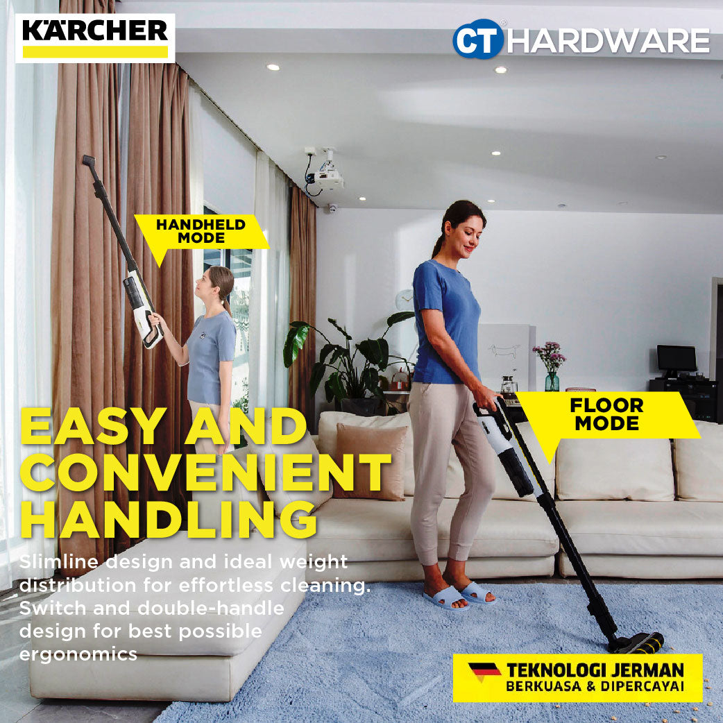 Karcher VC 4S CORDLESS Upright Vacuum Cleaner 18V 2.5Ah [VC4SCORDLESS | 11982910]