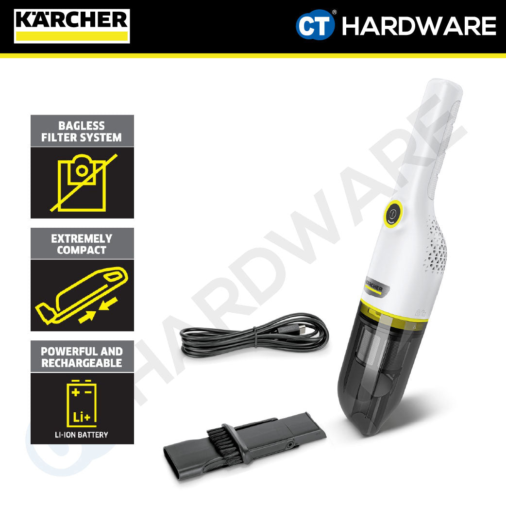 Karcher VCH 2 Cordless Handheld Vacuum Cleaner 7.2V [VCH2 | 11984000]