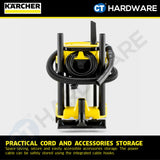 KARCHER WD3SV | WD3V | WD2  Wet & Dry Vacuum Cleaner 1000W | 17L | Stainless Steel Tank | High Suction Power Tech
