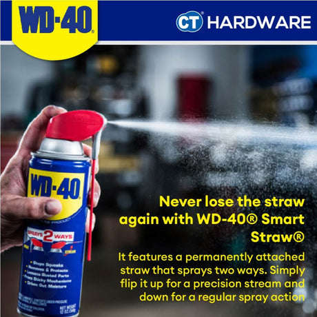 WD40® Smart Straw® Anti Rust Lubricant Oil 277ml [WD40SS277]