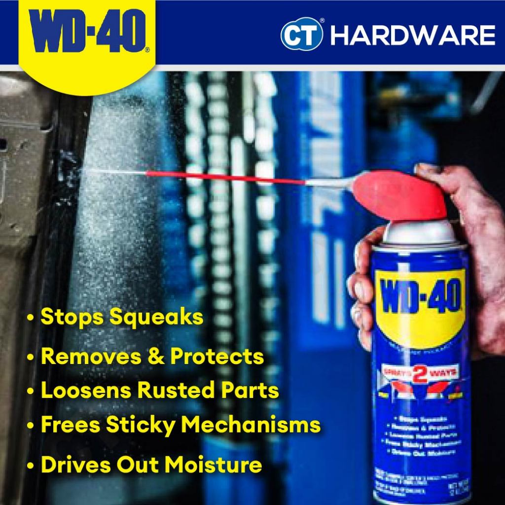 WD40® Smart Straw® Anti Rust Lubricant Oil 382ml [WD40SS382]