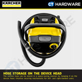 Karcher WD 5 SV Wet & Dry Vacuum Cleaner 1100W 25l Stainless Steel Tank [WD5SV | 16283500]