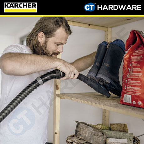 Karcher WD 5 SV Wet & Dry Vacuum Cleaner 1100W 25l Stainless Steel Tank [WD5SV | 16283500]