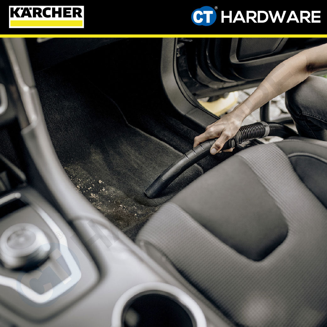 Karcher WD 5 SV Wet & Dry Vacuum Cleaner 1100W 25l Stainless Steel Tank [WD5SV | 16283500]