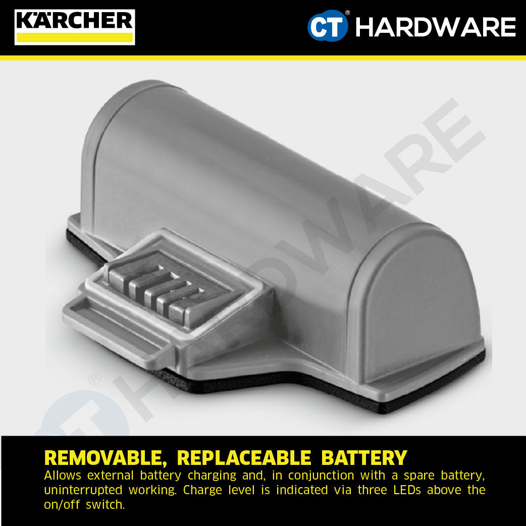 Karcher WVP 10 ADV Cordless Window and Surface Vacuum 3.7V [WVP10ADV | 16335600]