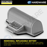 Karcher WVP 10 ADV Cordless Window and Surface Vacuum 3.7V [WVP10ADV | 16335600]