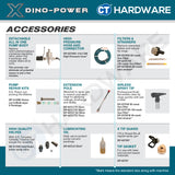 Dino-Power SP460, X10 Airless Paint Sprayer Come With 6372S Spray Gun, RAC X517 Tip, Tip Guard