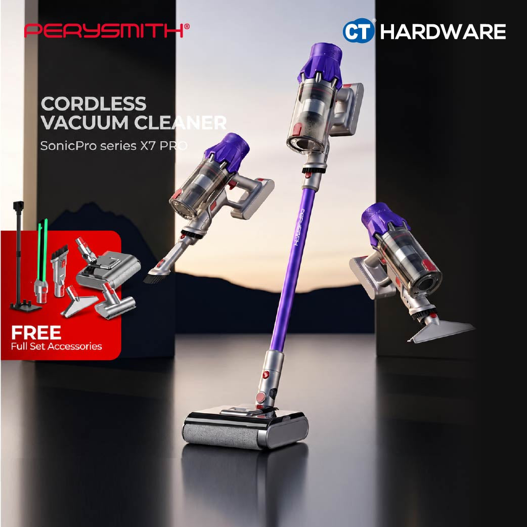 PerySmith X7 Pro Cordless Vacuum Cleaner 29.6V 48,000Pa