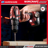 Worcraft XCUBE030 Cordless Brushless CISS20LIB260 + CHDS20LIBA 20V | 100/260NM Come With 2x 2.0Ah Battery 2.0V & 1x Charger