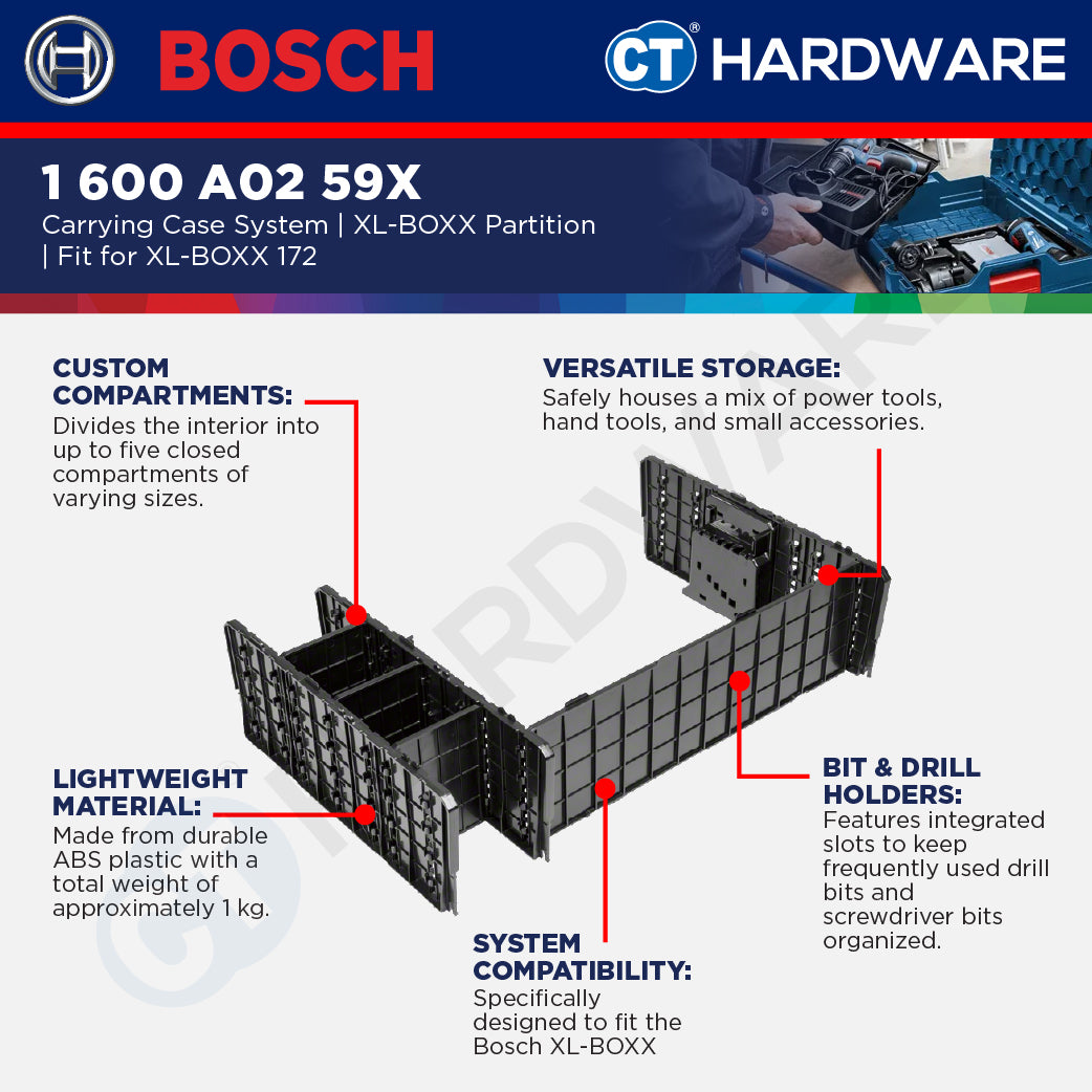 Bosch PRO XL-BOXX Partition Divider Set [1600A0259X]