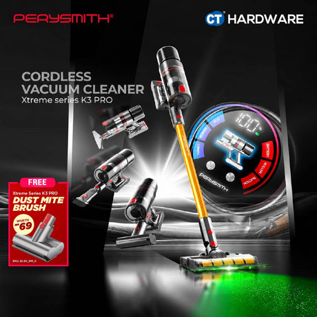 PerySmith K3 Pro Cordless Vacuum Cleaner 22.2V 30,000Pa