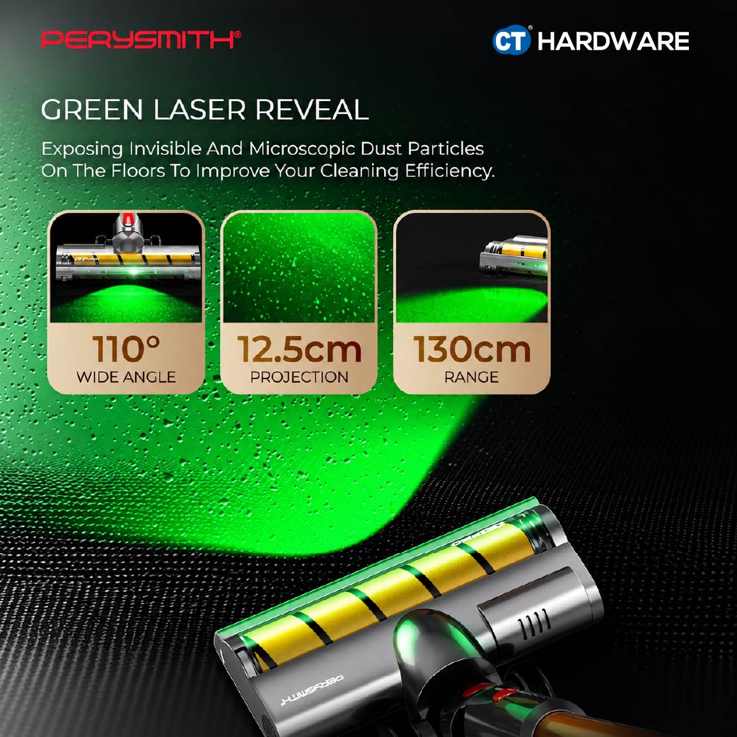 PerySmith K3 Pro Cordless Vacuum Cleaner 22.2V 30,000Pa