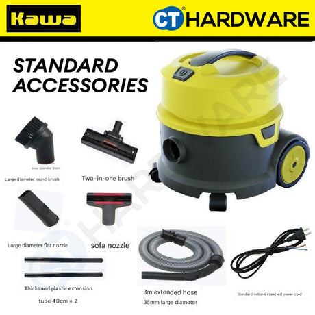 KAWA ZD17810L SILENT DRY VACUUM CLEANER 1200W | 10L