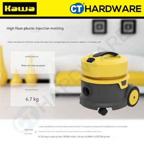 KAWA ZD17810L SILENT DRY VACUUM CLEANER 1200W | 10L