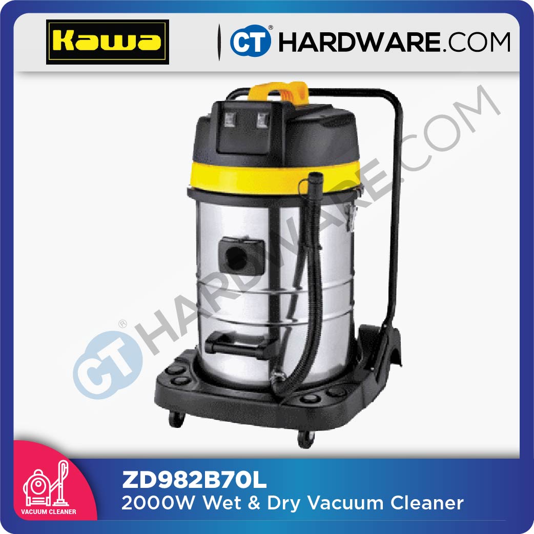 KAWA ZD98-2B-70L Wet & Dry Vacuum Cleaner (2 motor)