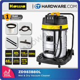 KAWA ZD98-3B-80L Wet & Dry Vacuum Cleaner (3 Motor)