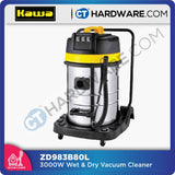 KAWA ZD98-3B-80L Wet & Dry Vacuum Cleaner (3 Motor)