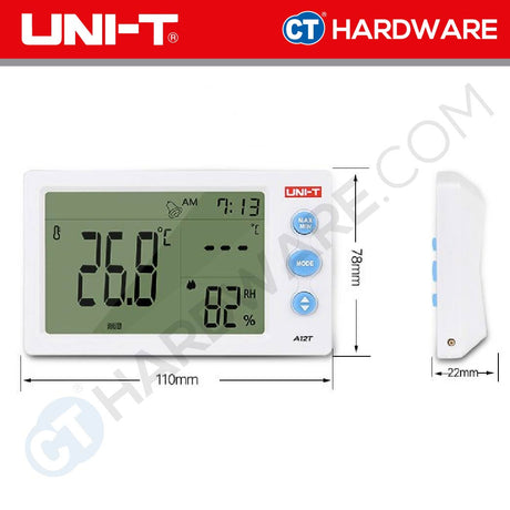 UNI-T A10T HUMIDITY & TEMPERATURE METER FOR HOME RESIDENCE USE ONLY