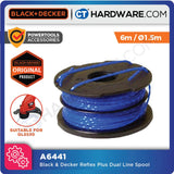 BLACK & DECKER A6441 REFLEX PLUS DUAL LINE SPOOL FOR GL5530 / GL350 / GL315 / GL680 GRASS TRIMMER REPLACEMENT PART