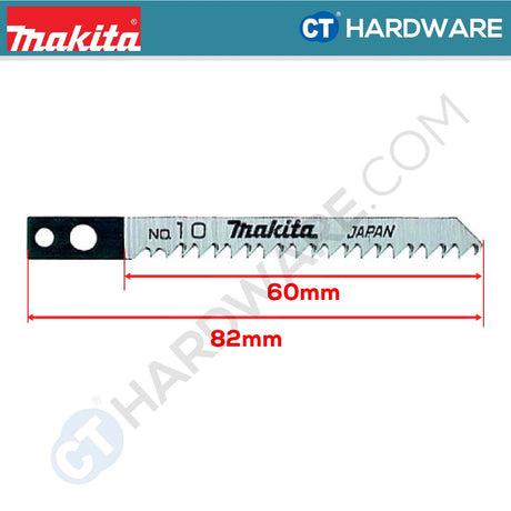MAKITA A-85818 JIG SAW BLADE WITH 9" (60MM) TOOTH HCS SUITABLE FOR PLYWOOD [ 5PIECE ] [ A85818 ]
