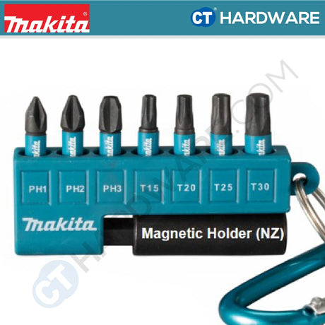 Makita E-14227 Impact BLACK Screw Bit C-Form With Bit Holder Assortment (8pcs Pack)