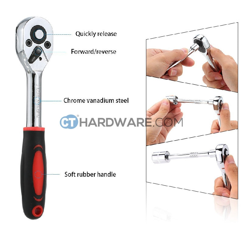 SunnyBy 19515046 Multi-Purpose Presicion Screwdrive Set With Trox 46 Pcs