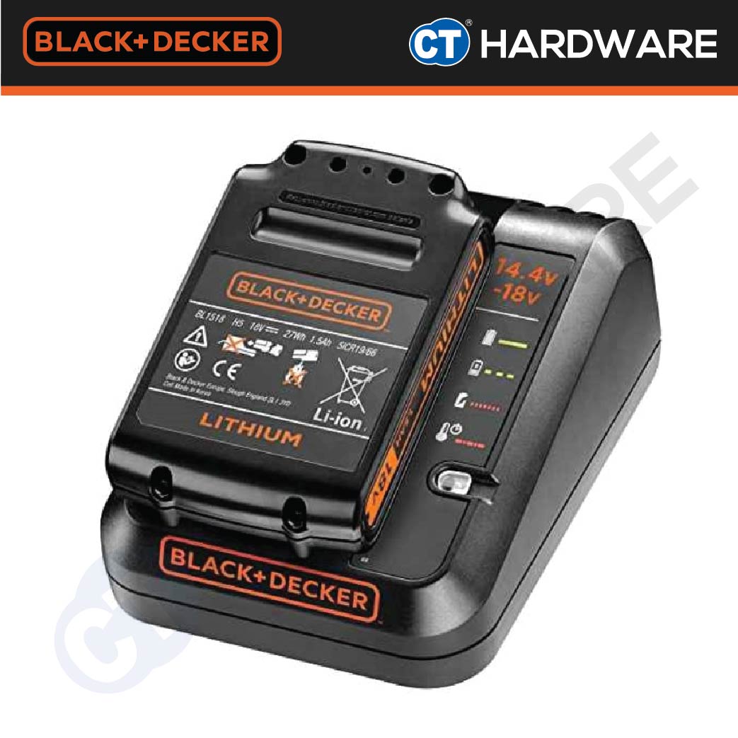 BLACK+DECKERBDC1A-GB MULTI-VOLTAGE FAST CHARGER 14.4V | 18V | 20V MAX - 1PC [ BDC1A ]