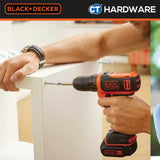 Black+Decker BDCDD12K Ultra Compact Drill 10.8V 1.5AH Li-Ion 10MM 550RPM