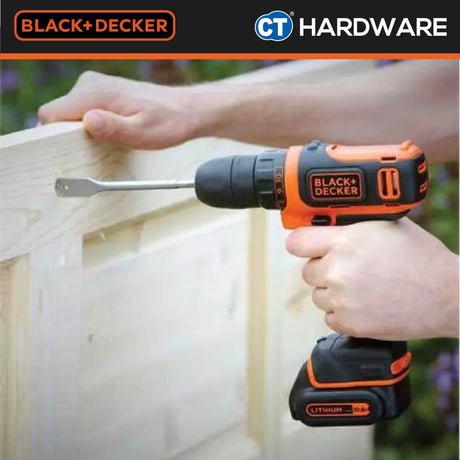 Black & Decker BDCDD12PJ Drill Driver 10.8V With Project Kit