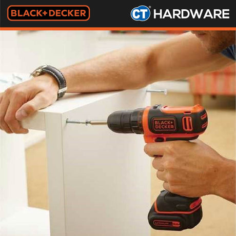 Black & Decker BDCDD12PJ Drill Driver 10.8V With Project Kit
