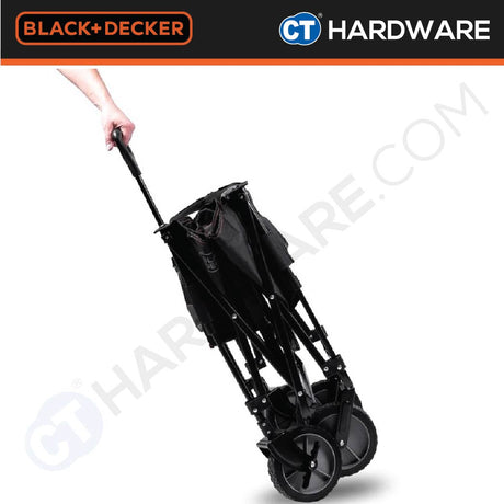 Black & Decker BDCWBK01-XJ Collapsible Outdoor Utility Wagon 75L 80kg Load